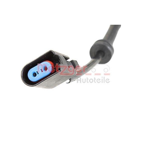 Sensor, Raddrehzahl METZGER 0900360 f&uuml;r FORD, Hinterachse links