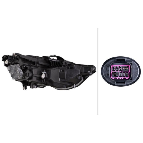 HELLA 1EX 013 371-111 Hauptscheinwerfer f&uuml;r AUDI, links