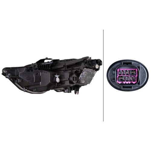 HELLA 1EX 013 371-121 Hauptscheinwerfer f&uuml;r AUDI, rechts