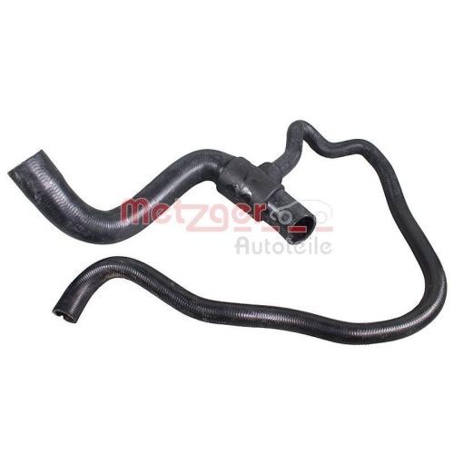 K&uuml;hlerschlauch METZGER 2421989 f&uuml;r OPEL VAUXHALL GENERAL MOTORS, mitte rechts