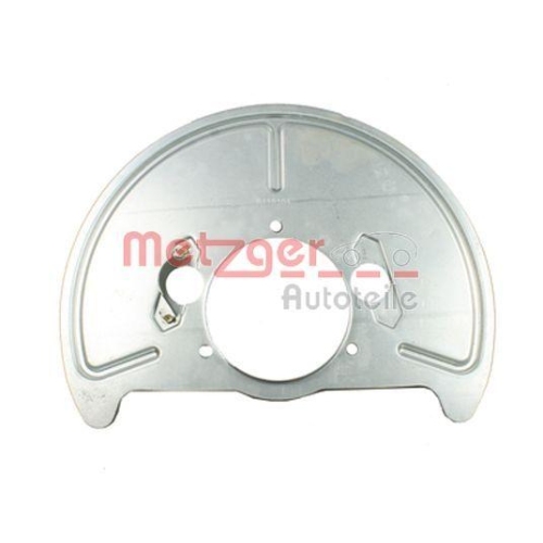 Spritzblech, Bremsscheibe METZGER 6115164 f&uuml;r VAG, Vorderachse rechts