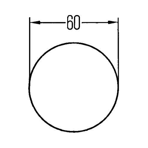 R&uuml;ckstrahler HELLA 8RA 002 014-301 f&uuml;r IVECO SCANIA TATRA HYUNDAI BOMAG CASE IH