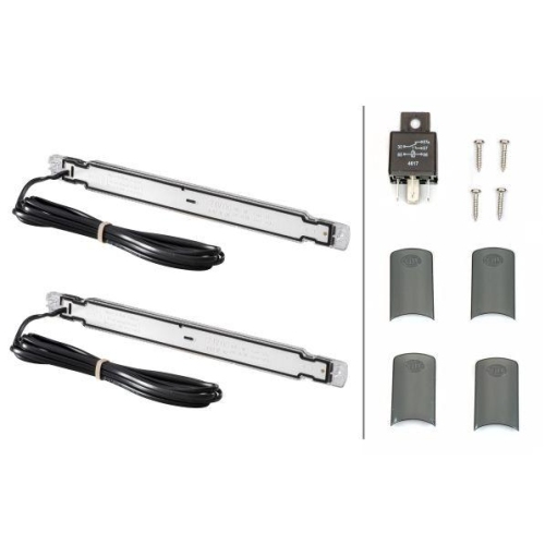 HELLA Tagfahrleuchtensatz 2PT 980 880-861 f&uuml;r TEREX, Fahrzeugfront