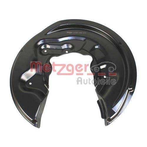 Spritzblech, Bremsscheibe METZGER 6115204 f&uuml;r VAG, Hinterachse rechts