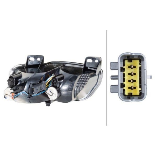 HELLA Heckleuchte 2TN 011 056-041 für CITROËN DS, Stoßfänger, rechts