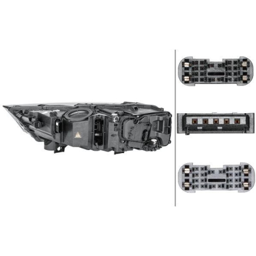 HELLA Hauptscheinwerfer 1ZS 354 841-021 für AUDI, rechts