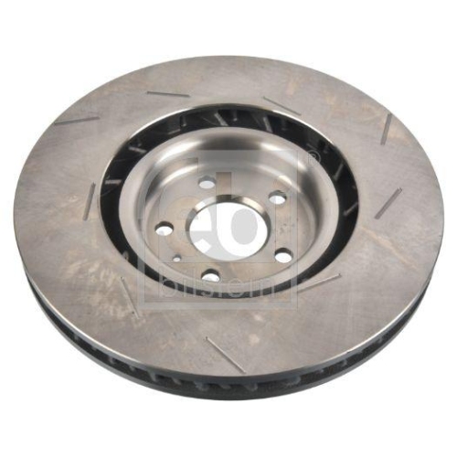 Bremsscheibe FEBI BILSTEIN 171602 f&uuml;r PORSCHE, Vorderachse links