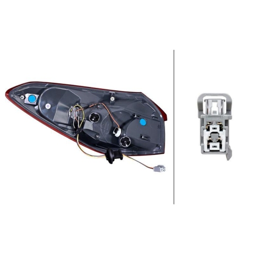 HELLA 2SD 354 860-361 Heckleuchte f&uuml;r FORD, rechts