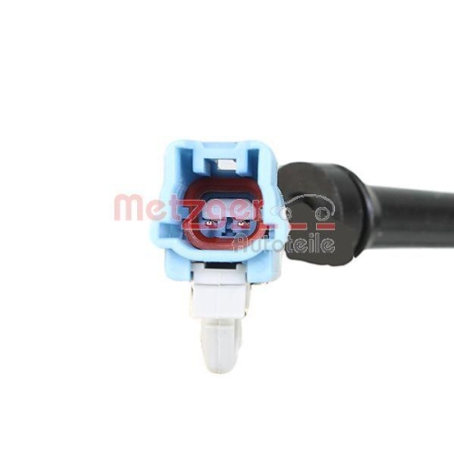 Sensor, Raddrehzahl METZGER 09001091 f&uuml;r NISSAN, Hinterachse links