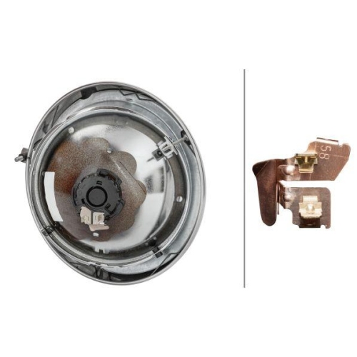 HELLA Hauptscheinwerfer 1A8 001 149-341 für, rechts