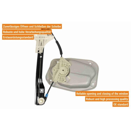 Fensterheber VAICO V10-9832 Original VAICO Qualit&auml;t f&uuml;r SEAT SKODA VW VAG