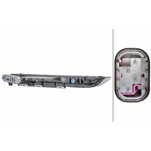 HELLA Blinkleuchte 2BE 011 767-111 f&uuml;r PORSCHE, links