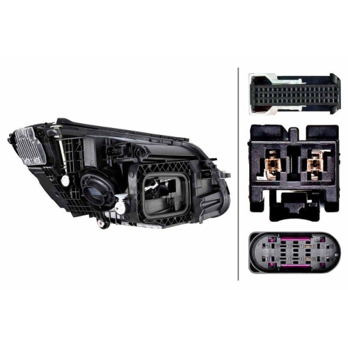 HELLA Hauptscheinwerfer 1EX 014 827-511 für MERCEDES-BENZ, links