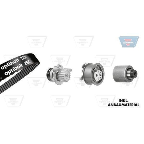 Wasserpumpe + Zahnriemensatz OPTIBELT KT 1237 W1 Optibelt-WAPU-KIT f&uuml;r