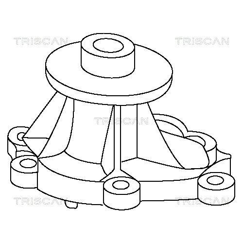 Wasserpumpe, Motork&uuml;hlung TRISCAN 8600 14130 f&uuml;r NISSAN