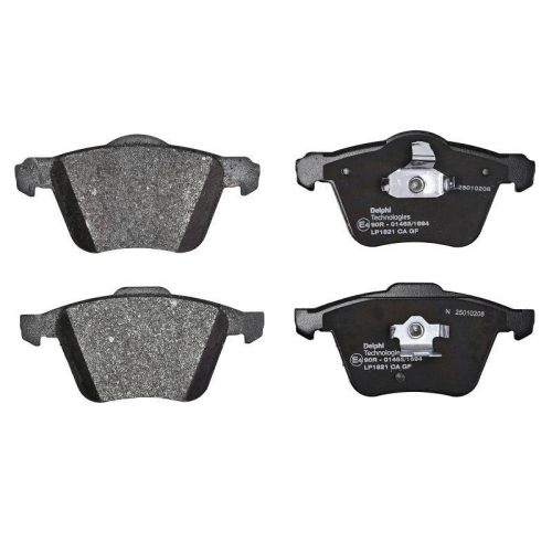 DELPHI LP1821 Bremsbelagsatz, Scheibenbremse f&uuml;r VOLVO, Vorderachse