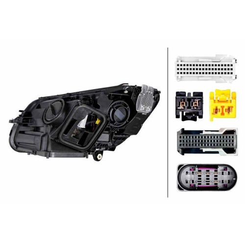 HELLA Hauptscheinwerfer 1EX 014 827-621 f&uuml;r MERCEDES-BENZ, rechts