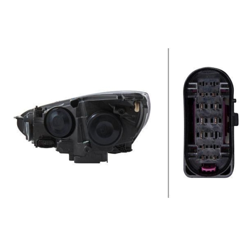 HELLA Hauptscheinwerfer 1EE 354 827-061 für FORD, rechts