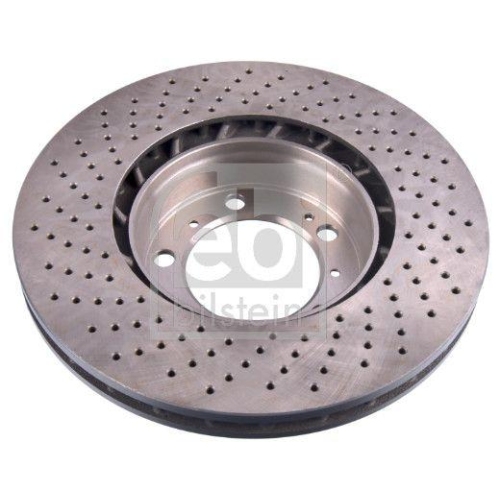 Bremsscheibe FEBI BILSTEIN 44094 f&uuml;r PORSCHE, Vorderachse rechts