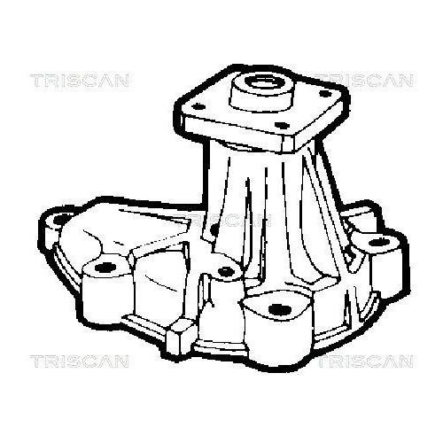 Wasserpumpe, Motork&uuml;hlung TRISCAN 8600 14892 f&uuml;r NISSAN