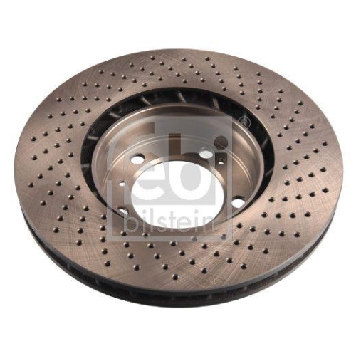 Bremsscheibe FEBI BILSTEIN 44095 f&uuml;r PORSCHE, Vorderachse links