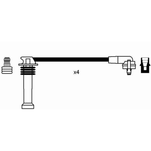 Z&uuml;ndleitungssatz NGK 0641 f&uuml;r FORD
