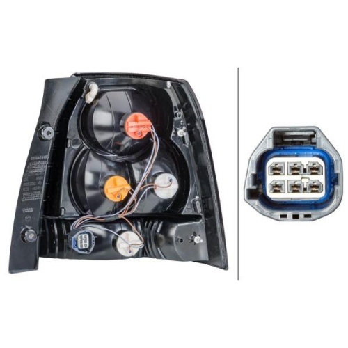 HELLA Heckleuchte 2VA 354 666-111 f&uuml;r LAND ROVER, links