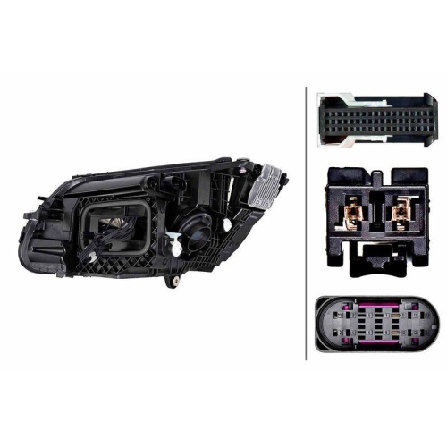 HELLA Hauptscheinwerfer 1LX 014 827-541 für MERCEDES-BENZ, rechts