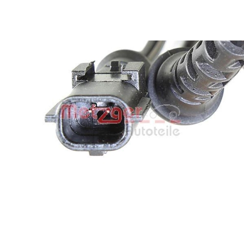 Sensor, Raddrehzahl METZGER 09001104 f&uuml;r RENAULT, Vorderachse links