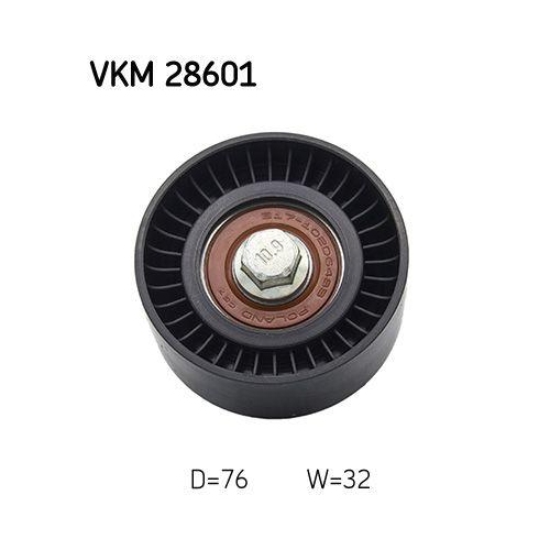 Umlenk-/F&uuml;hrungsrolle, Zahnriemen SKF VKM 28601 f&uuml;r CHRYSLER LDV, links oben