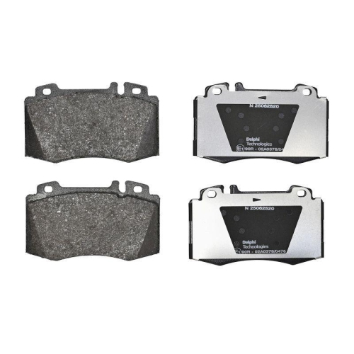 DELPHI LP1828 Bremsbelagsatz, Scheibenbremse f&uuml;r MERCEDES-BENZ, Vorderachse