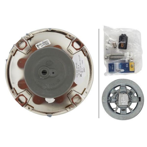 Scheinwerfereinsatz, Fernscheinwerfer HELLA 1K2 006 147-031 für AUWÄRTER IVECO