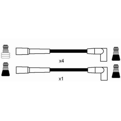 Zündleitungssatz NGK 0778 für OPEL GENERAL MOTORS