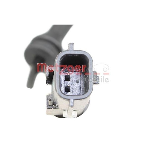 Sensor, Raddrehzahl METZGER 09001107 f&uuml;r RENAULT, Vorderachse links