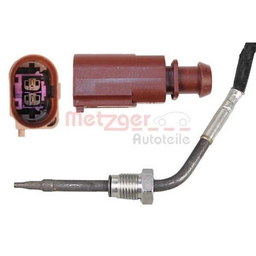Sensor, Abgastemperatur METZGER 0894418 ORIGINAL ERSATZTEIL GREENPARTS f&uuml;r VAG