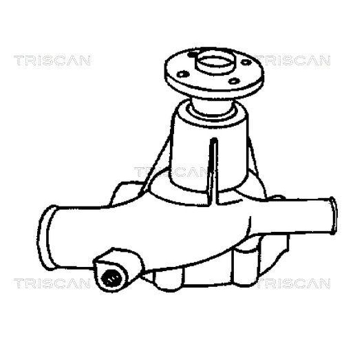 Wasserpumpe, Motork&uuml;hlung TRISCAN 8600 14953 f&uuml;r NISSAN