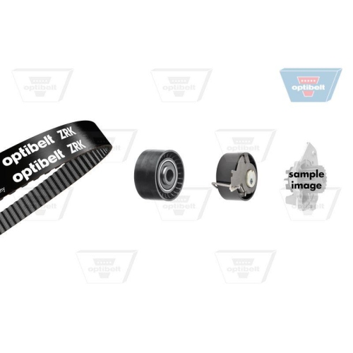 Wasserpumpe + Zahnriemensatz OPTIBELT KT 1332 W1 Optibelt-WAPU-KIT für