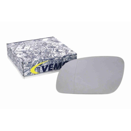 Spiegelglas, Außenspiegel VEMO V10-69-0053 Original VEMO Qualität für VAG, links