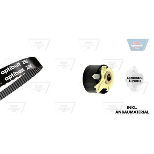 Wasserpumpe + Zahnriemensatz OPTIBELT KT 1368 W2 Optibelt-WAPU-KIT für