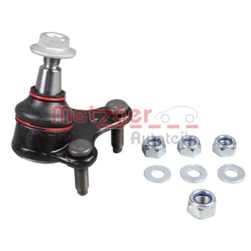 Trag-/F&uuml;hrungsgelenk METZGER 57005512 KIT + GREENPARTS f&uuml;r VAG, unten