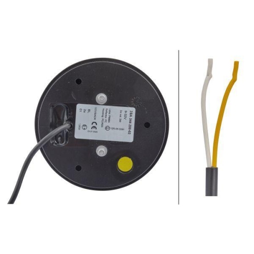 HELLA Blinkleuchte 2BA 344 200-031 für DAF, vorne und hinten