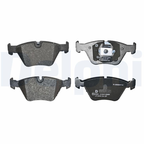 DELPHI LP1843 Bremsbelagsatz, Scheibenbremse f&uuml;r BMW MG ROVER, Hinterachse