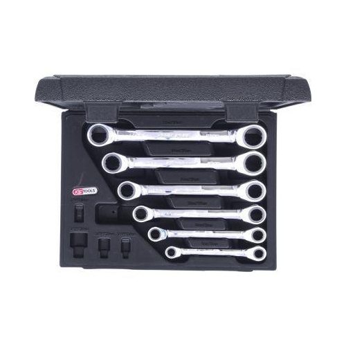Ratschen-Doppelringschlüsselsatz KS TOOLS 503.4556 für