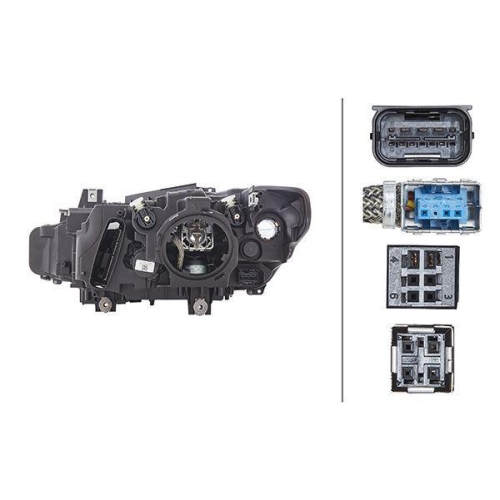 HELLA Hauptscheinwerfer 1ZS 354 983-221 für BMW BMW (BRILLIANCE), rechts