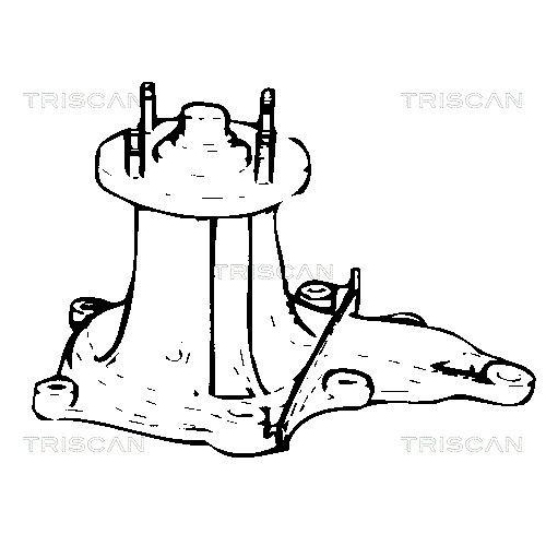 Wasserpumpe, Motork&uuml;hlung TRISCAN 8600 41854 f&uuml;r DAIHATSU