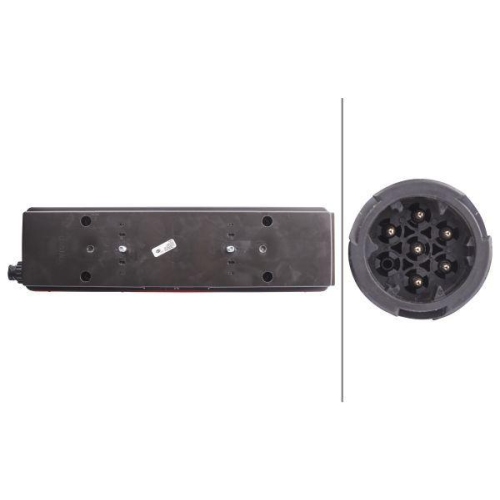 HELLA Heckleuchte 2VD 008 204-251 für DAF MAN SCANIA RENAULT TRUCKS, links