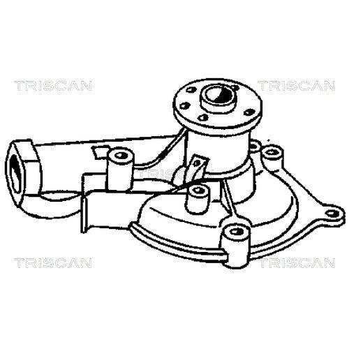 Wasserpumpe, Motork&uuml;hlung TRISCAN 8600 42002 f&uuml;r MITSUBISHI HYUNDAI KIA