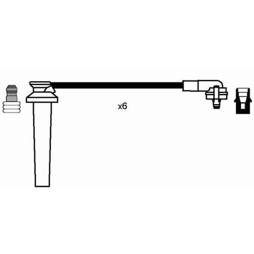 Z&uuml;ndleitungssatz NGK 7701 f&uuml;r