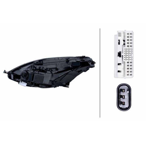 HELLA Hauptscheinwerfer 1EX 015 319-721 f&uuml;r TESLA, rechts