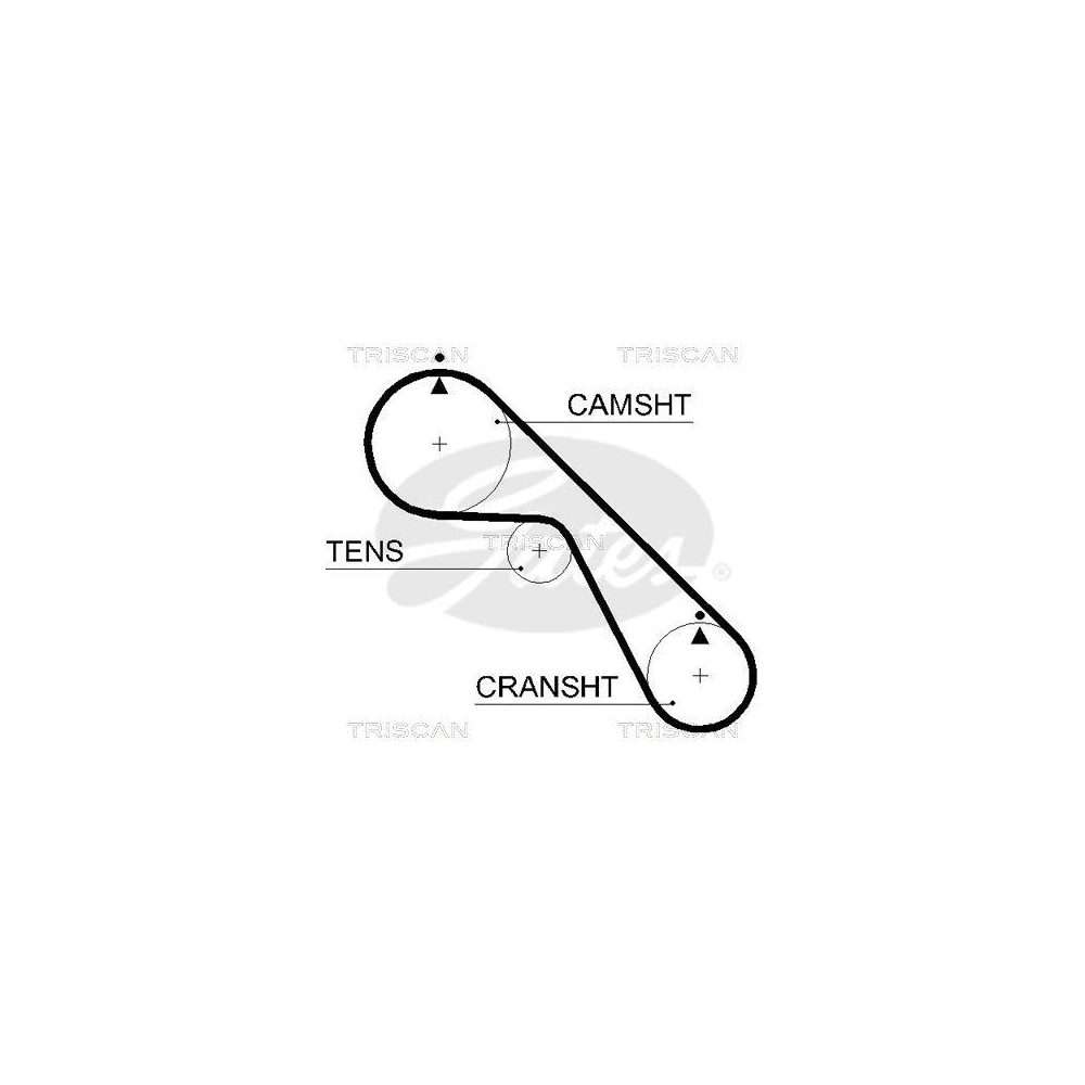 Zahnriemen TRISCAN 8645 5530xs für